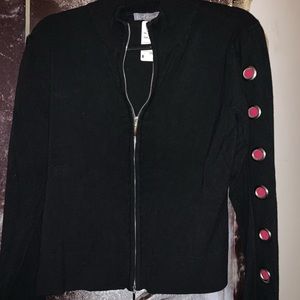 Metric Long sleeve black sweater